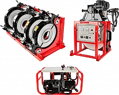 Гидравлический стыковой сварочный аппарат для пнд труб Gas Fusion Red-400