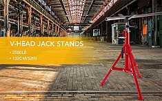 Использование V-образной складной регулируемой опоры для труб Remmers Atlant 1/8-12